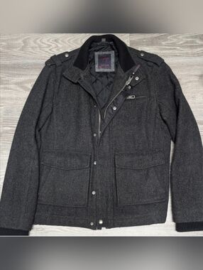 ESPRIT | wool blend quilted utility bomber